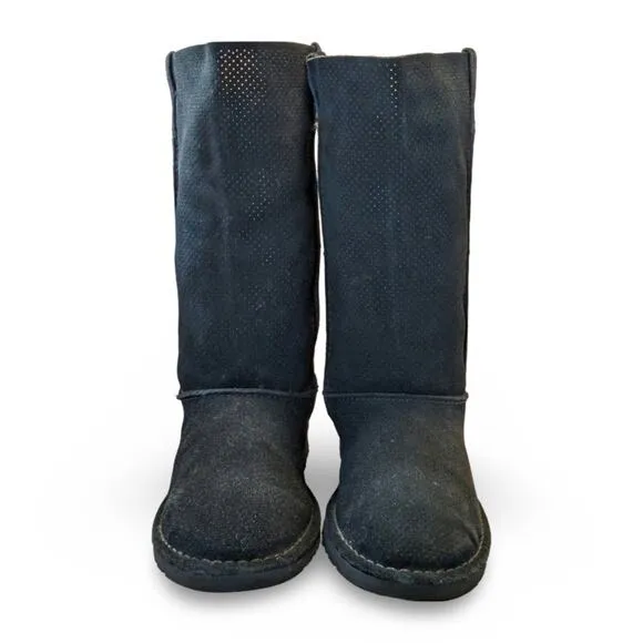 UGG Classic Unlined Perf Suede Leather Boots 1016853 Women's 10