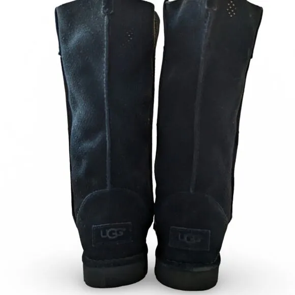 UGG Classic Unlined Perf Suede Leather Boots 1016853 Women's 10