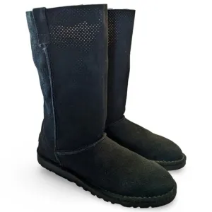 UGG Classic Unlined Perf Suede Leather Boots 1016853 Women's 10