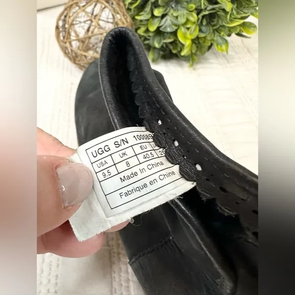 UGG “Darling” Suede Ankle Boots in Black Size 9.5