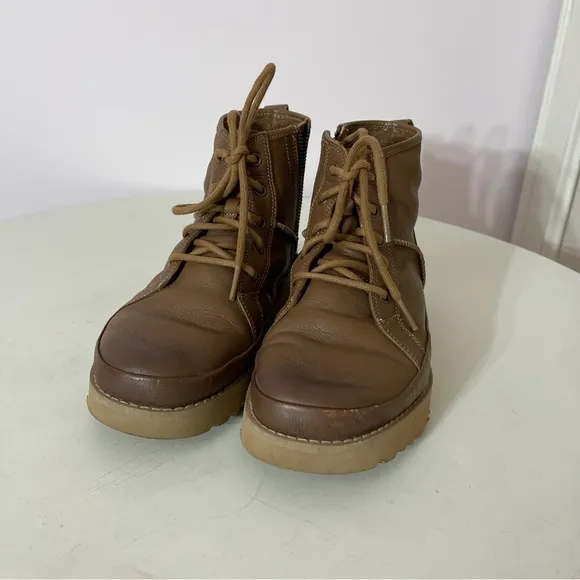 UGG deconstructed lace boots