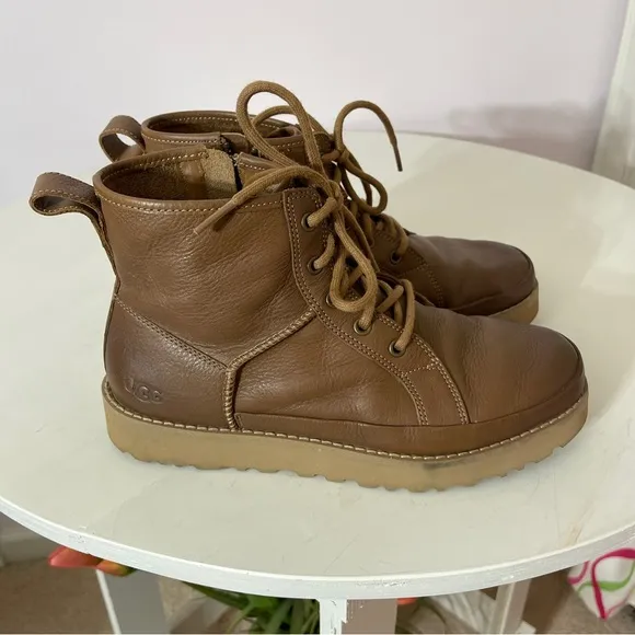 UGG deconstructed lace boots