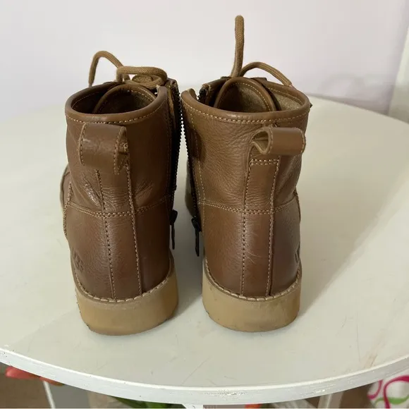 UGG deconstructed lace boots