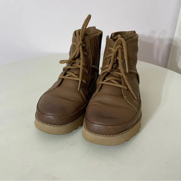 UGG deconstructed lace boots