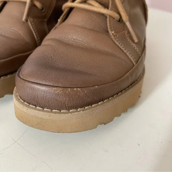 UGG deconstructed lace boots