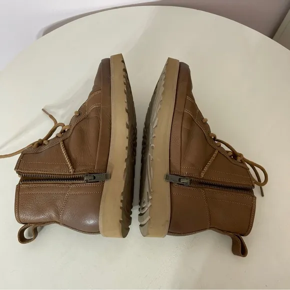 UGG deconstructed lace boots