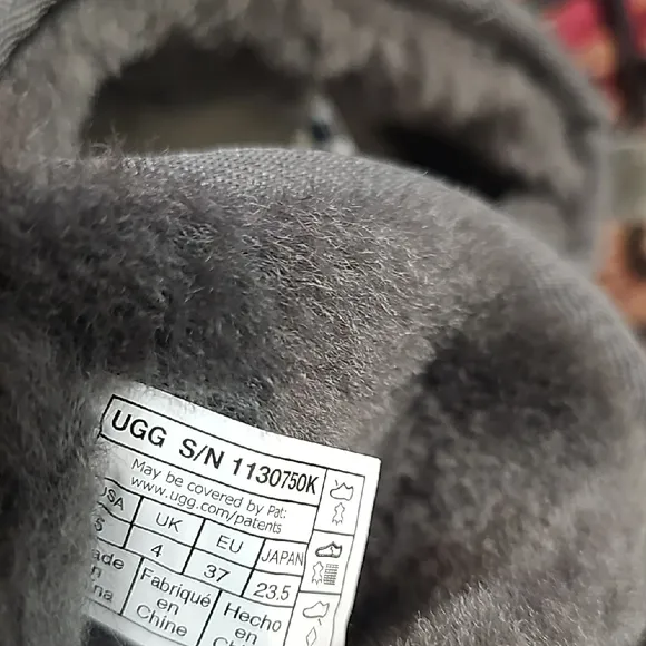 UGG Gray Ultra Mini Boots 5