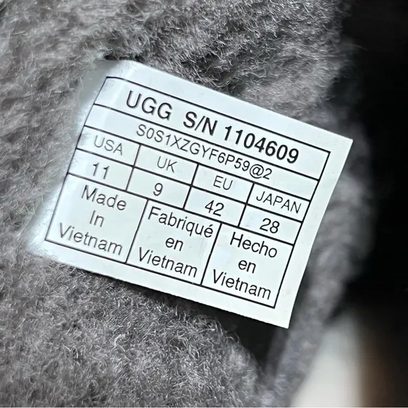 Ugg Grey Suede Classic Femme Mini Wedge Boots