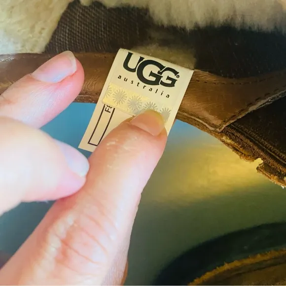 UGG Haddon (3027) Brown Leather Slip-On Shoes
