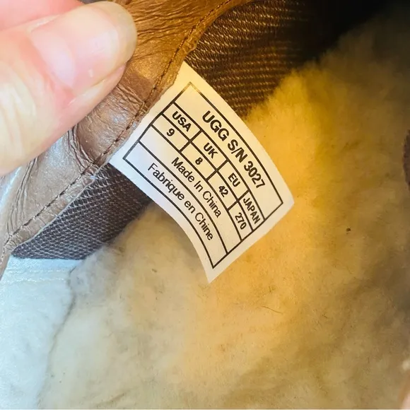 UGG Haddon (3027) Brown Leather Slip-On Shoes