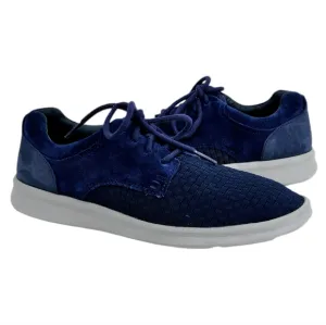 UGG Hepner Woven Lace-Up Sneaker in Navy Blue Size 7.5