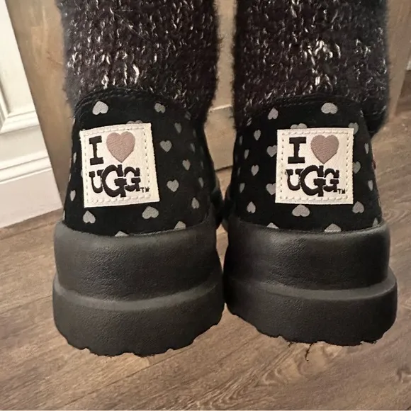Ugg I Heart Ugg Slouchy Knit Boots
