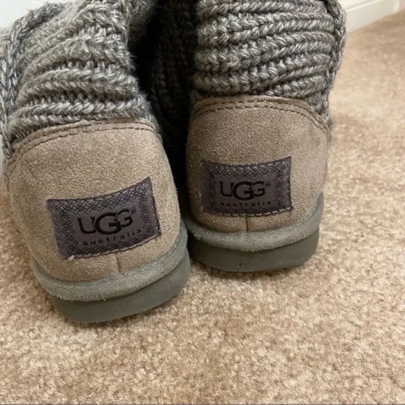 Ugg Kids Classic Cardy Boots in Grey
