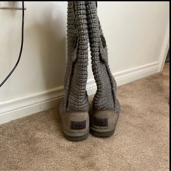Ugg Kids Classic Cardy Boots in Grey