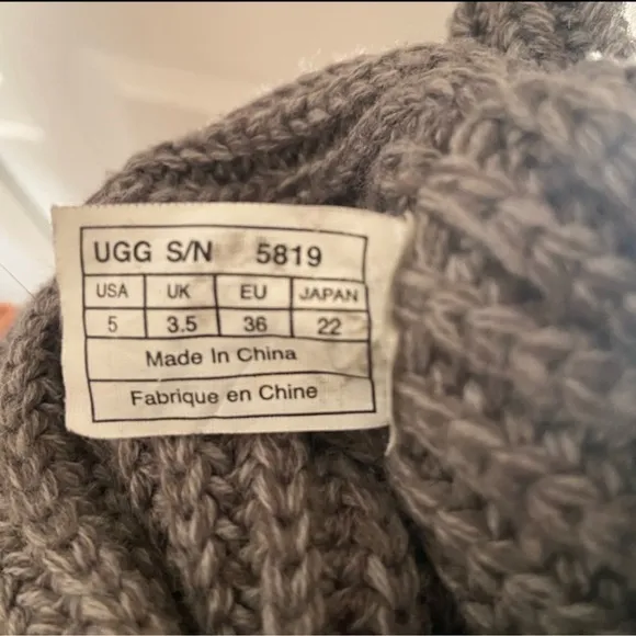Ugg Kids Classic Cardy Boots in Grey