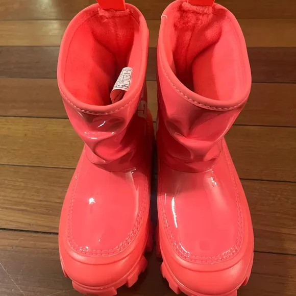 UGG Kids Pink Classic Brellah Water Repellent Boots