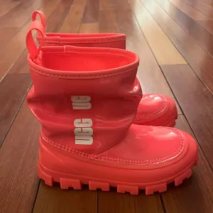 UGG Kids Pink Classic Brellah Water Repellent Boots