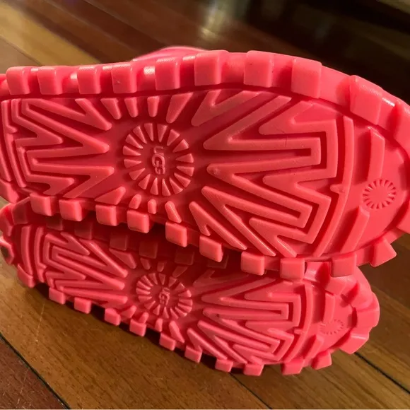 UGG Kids Pink Classic Brellah Water Repellent Boots