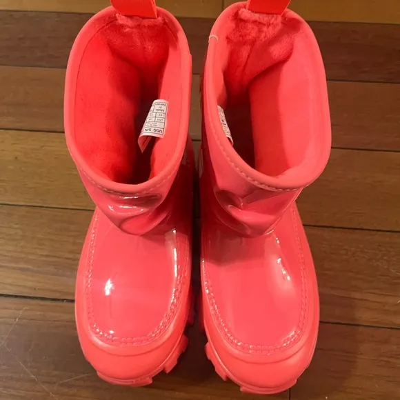 UGG Kids Pink Classic Brellah Water Repellent Boots