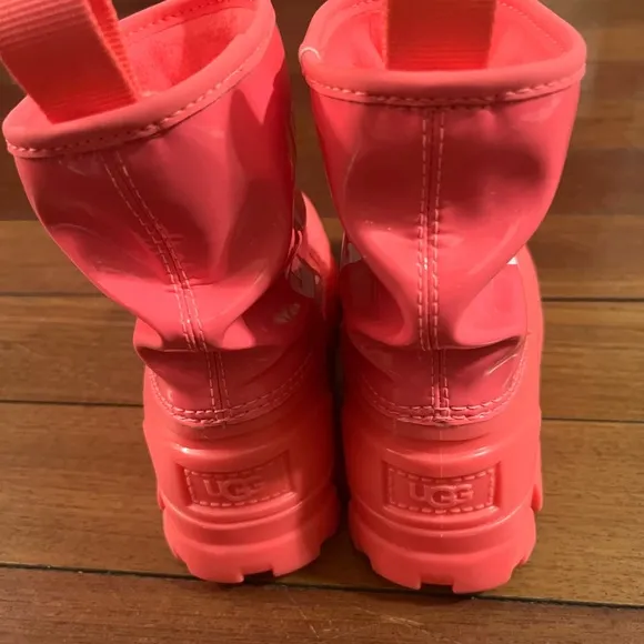 UGG Kids Pink Classic Brellah Water Repellent Boots