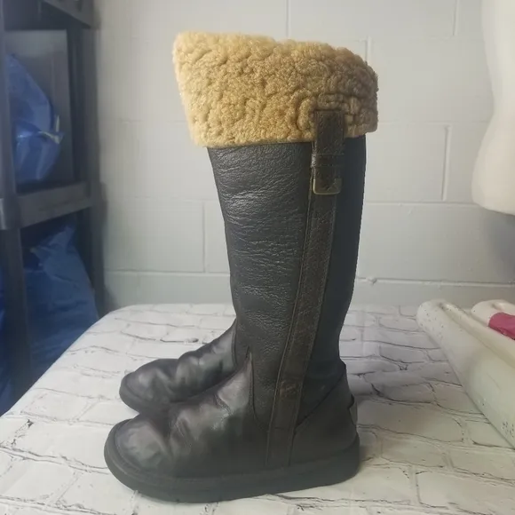Ugg Locarno 5191 brown leather boots