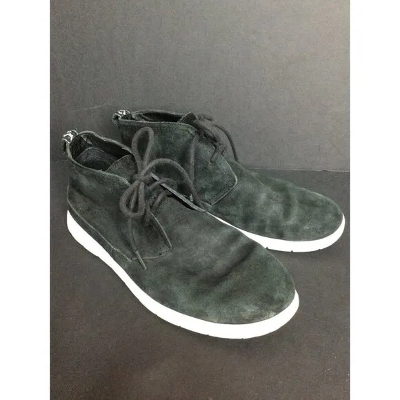 UGG Men's Freamon Suede Chukka Boots Round toe Lace Up Black Size 10