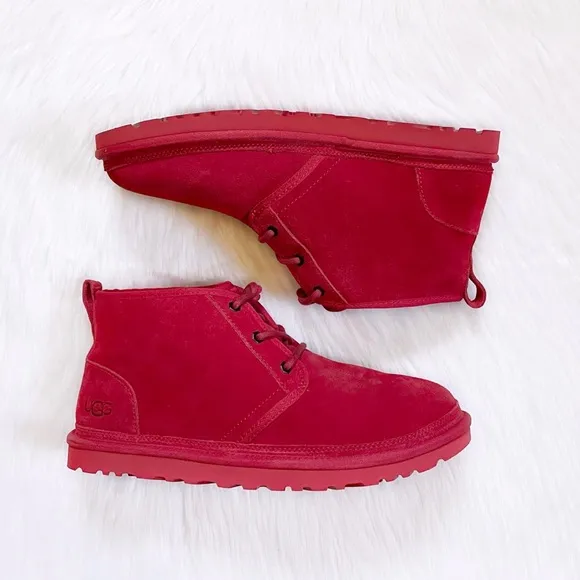 UGG Men’s Neumel Chukka Boots In Samba Red