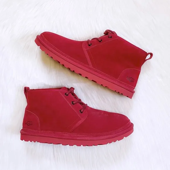 UGG Men’s Neumel Chukka Boots In Samba Red