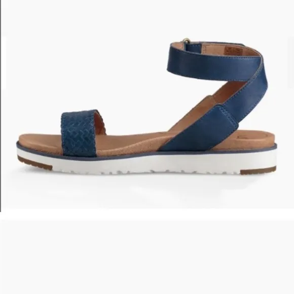 UGG Navy Blue Laddie Marino Sandals Size 7.5