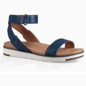 UGG Navy Blue Laddie Marino Sandals Size 7.5