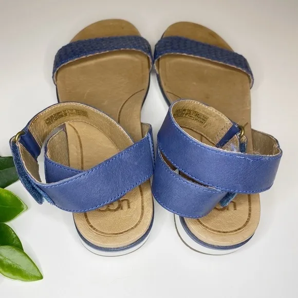 UGG Navy Blue Laddie Marino Sandals Size 7.5