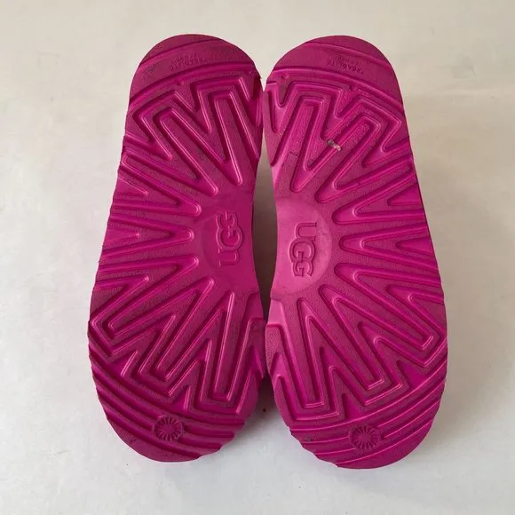 Ugg Neumel II Pink Wool Nubuck Suede 101732K Youth Size 4