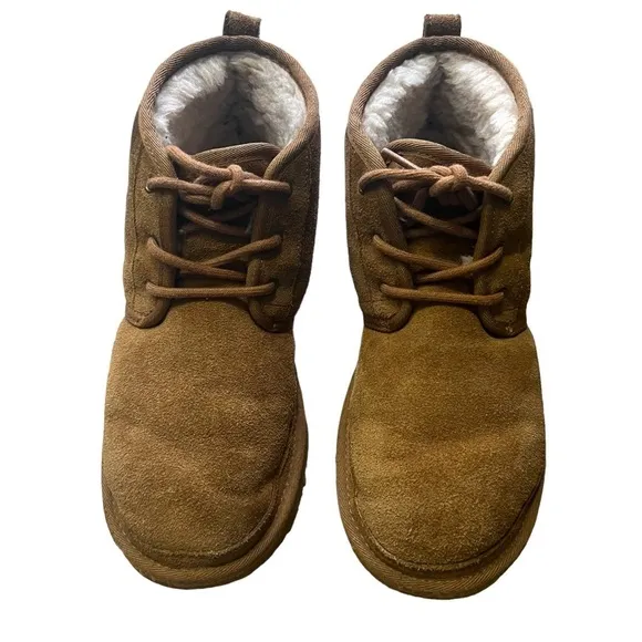 UGG Neumel Men’s Suede Boots in Chestnut Size 6