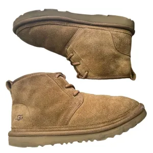 UGG Neumel Men’s Suede Boots in Chestnut Size 6