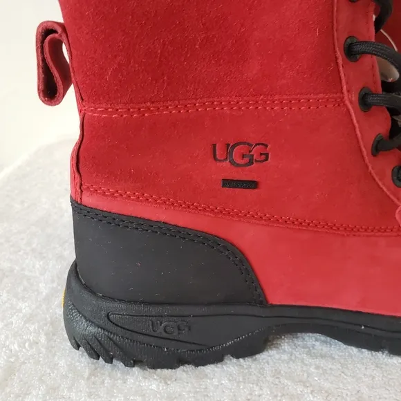 UGG red suede mens boots size 9,5