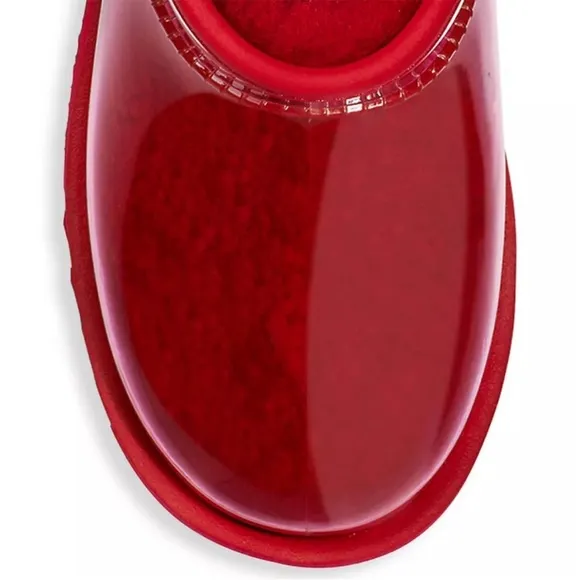 UGG Samba Red Classic Clear Mini Boot Waterproof Size 5