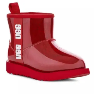 UGG Samba Red Classic Clear Mini Boot Waterproof Size 5