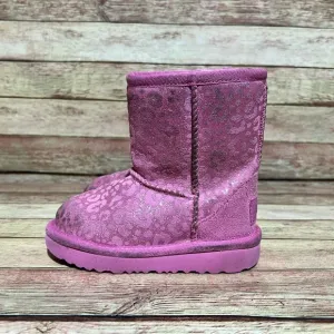 Ugg Short Classic Pink Leopard Boots