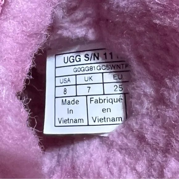 Ugg Short Classic Pink Leopard Boots