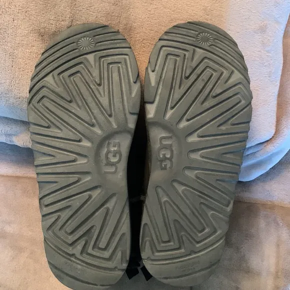 Ugg size four black brand new boots. Never worn.