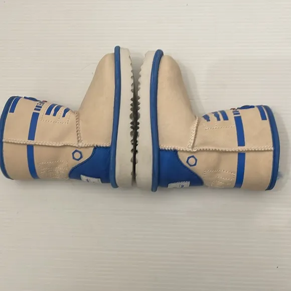 UGG STAR WARS CLASSIC II R2-D2 DROIDS BLUE BOOTS KIDS 1-3 Years SIZE 6