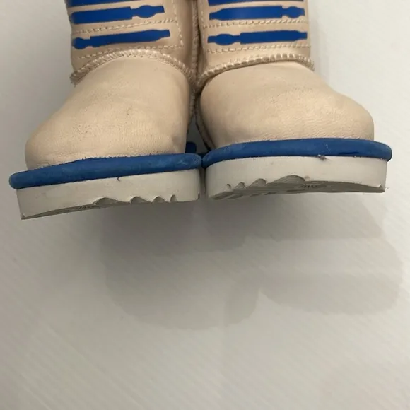 UGG STAR WARS CLASSIC II R2-D2 DROIDS BLUE BOOTS KIDS 1-3 Years SIZE 6