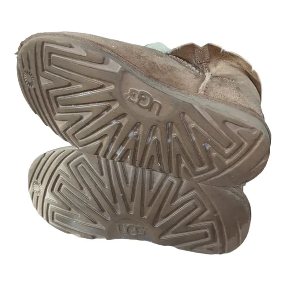 UGG Tan kid's slip-on boots Size 2