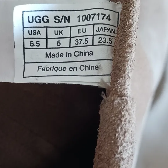 UGG Tan Suede Short Boots