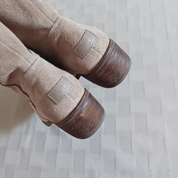 UGG Tan Suede Short Boots