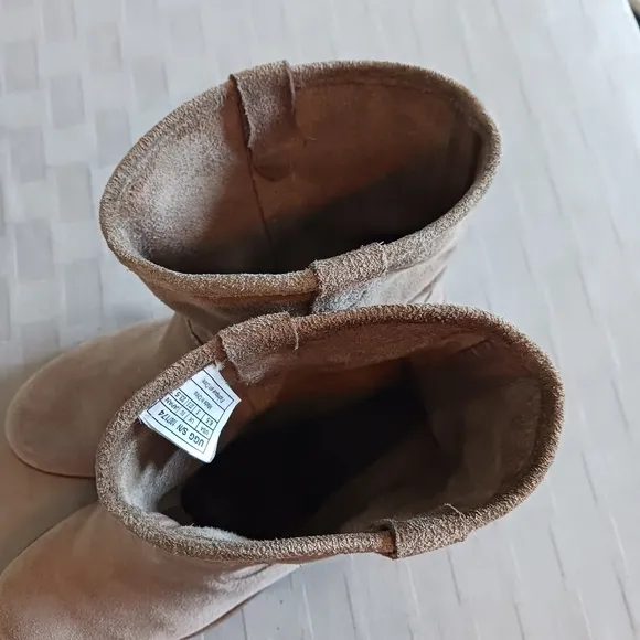 UGG Tan Suede Short Boots