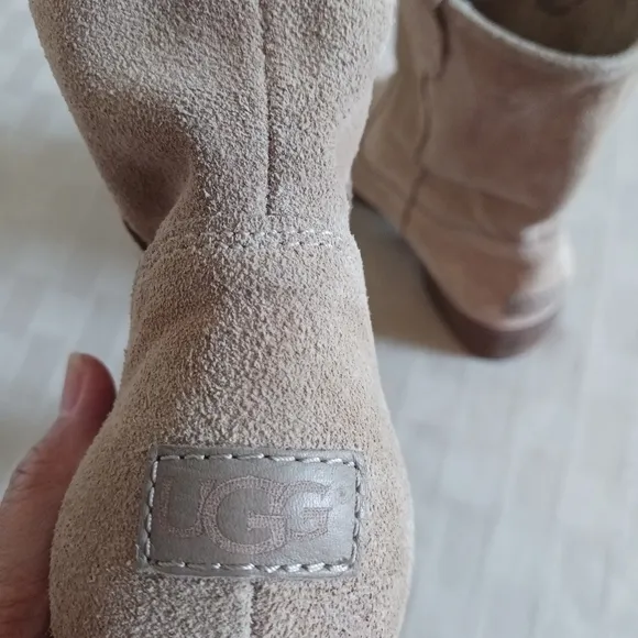 UGG Tan Suede Short Boots