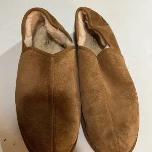 UGG Tan Suede Slip-On Loafers