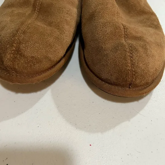 UGG Tan Suede Slip-On Loafers