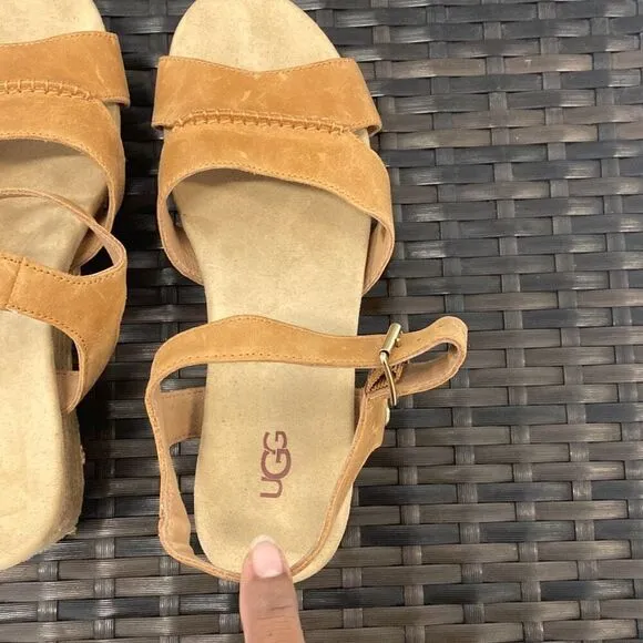 Ugg  wedge, sandals, women’s size 9 ￼